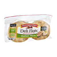 Pepperidge Farm® Deli Flats Artisan Inspired Italian Herb Pre-sliced Rolls