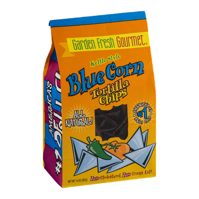Garden Fresh Gourmet Kettle Style Blue Corn Tortilla Chips