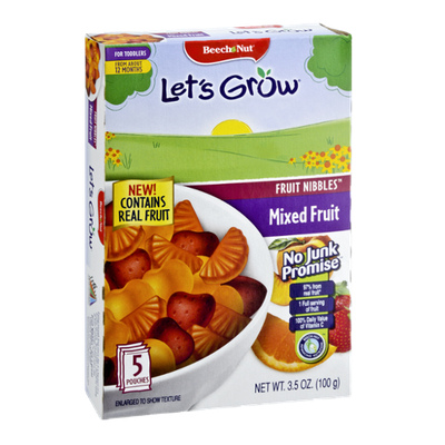 Beech-Nut® Let's Grow Mixed Fruit Fruit Nibble
