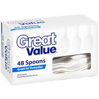 Great Value Everyday Spoons, 48 count