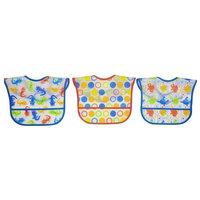 Babies R Us Koala Baby Boys 3 Pack EZ Wipe Frog Bibs