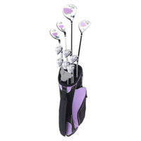 Letex Enterprises Ladies Tour Logic Golf Clubs and Cart Bag - 18 Pc