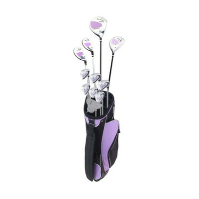 Letex Enterprises Ladies Tour Logic Golf Clubs and Cart Bag - 18 Pc