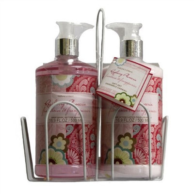 Nature's Intent Raspberry Plumeria Hand Wash And Hand Lotion Set