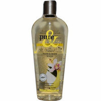 Pure and Basic Natural Bath and Body Wash Wild Banana Vanilla 12 fl oz