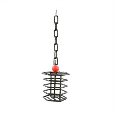 A & E Cage Co A & E Cage AE-HTFL White Large Hex Bird Toy Feeder