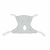 Drive Medical Mesh Full Body Patient Lift Sling with Commode Opening