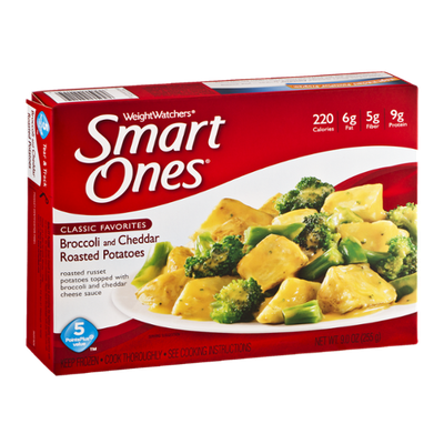 Weight Watchers Smart Ones Classic Favorites Broccoli and Cheddar Roasted Potatoes