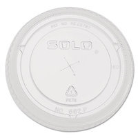 Solo Cup Solo Inc. Cup Lids Solo 662TS Clear Lid with Straw Slot