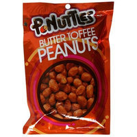 Adams & Brooks P-Nuttles Butter Toffee Peanuts, 3-Ounce Bags (Pack of 12)