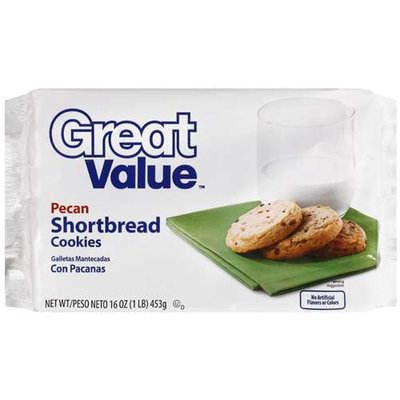 Great Value Pecan Shortbread Cookies, 16 Oz