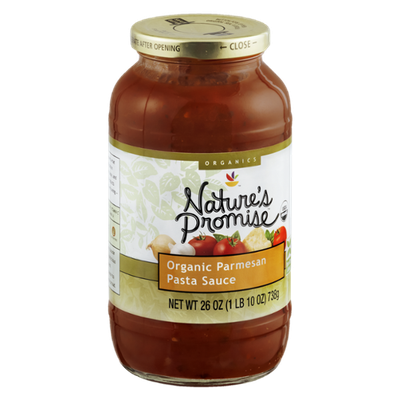 Nature's Promise Organics Pasta Sauce Organic Parmesan