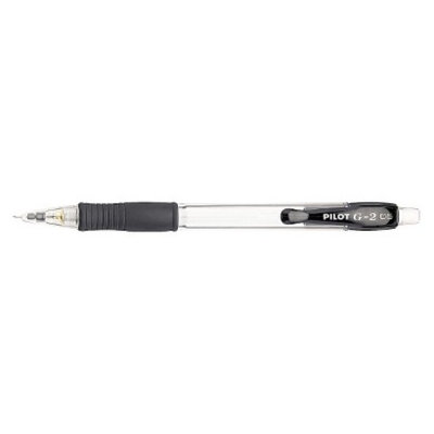Pilot G-2 Mechanical Pencil, 0.5 mm with Clear Barrel - Black Accents