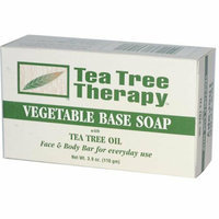 Tea Tree Therapy Vegetable Base Soap with Tea Tree Oil 3.9 oz