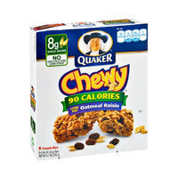 Quaker® Chewy 90 Calories, Low Fat Oatmeal Raisin