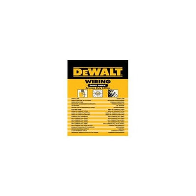 Cengage Learning 9781111128753 DeWalt Quick Check Wiring Book 12 Pack