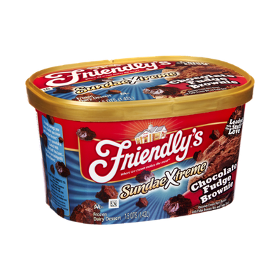 Friendly's SundaeXtreme Chocolate Fudge Brownie Frozen Dairy Dessert