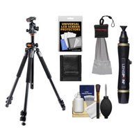 Vanguard Alta Pro 263AT Aluminum Alloy Tripod with Multiple Angle Central Column and Case with Vanguard SBH-100 Ball Head + Accessory Kit