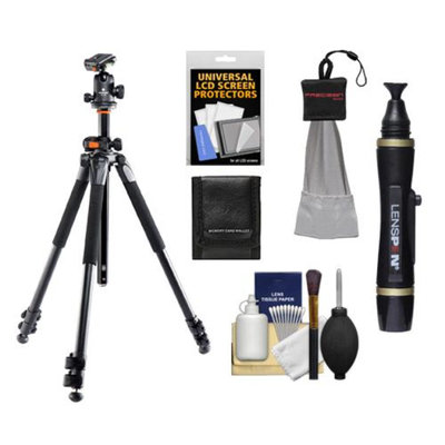 Vanguard Alta Pro 263AT Aluminum Alloy Tripod with Multiple Angle Central Column and Case with Vanguard SBH-100 Ball Head + Accessory Kit