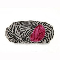 Bella Il Fiore Bath Diva Shower Cap, Zebra, 3 Ounce