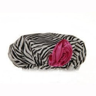 Bella Il Fiore Bath Diva Shower Cap, Zebra, 3 Ounce