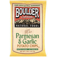 Boulder Canyon Natural Foods Kettle Cooked Parmesan & Garlic Potato Chips