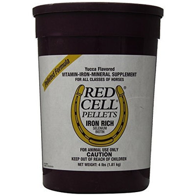 Horse Health FARNAM 100506701 Red Cell Pellets Pet Supplement, 4-Pound