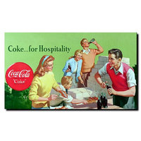 Trademark Global Coke for Hospitality Stretched Canvas Art