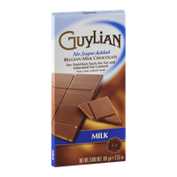 Guylian No Sugar Added Belgian Milk Chocolate Bar