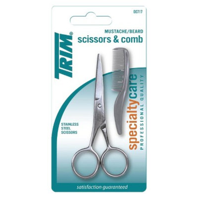 Trim Specialty Care Mustache/Beard Scissor & Comb