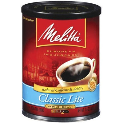 Melitta Classic Lite Medium Roast Ground Coffee, 11.5-Ounce Cans (Pack of 4)