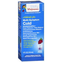 Walgreens Children s Plus Multi Symptom Cold Oral Suspension