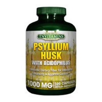 TNVitamins Psyllium Husk 1000 Mg Capsules - 500 Capsules