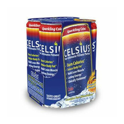 Celsius Calorie Burning Drink Sparkling Cola 4/12 oz