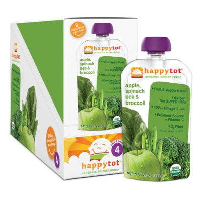 Happy Tots Organic Superfood Broccoli, Spinach, Pea & Apple