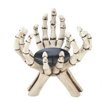 Eastwind Gifts 10017192 Skeleton Hands Candle Stand