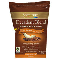 Spectrum Essentials Chia Flax Blend, Coconut, Cocoa, 12 Oz