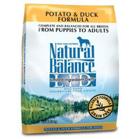Natural Balance Dry Dog Food, Grain Free Limited Ingredient Diet Duck and Potato Formula, 15 Pound Bag