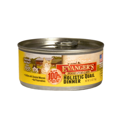 Evanger's Holistic Quail Dinner For Cats