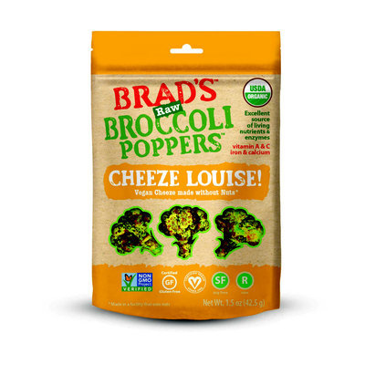 Brad's Raw Broccoli Poppers Cheeze Louise