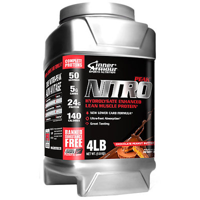 Inner Armour Black - Nitro Peak Whey Protein Chocolate Peanut Butter - 4 lbs.
