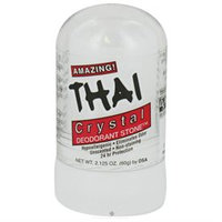 Thai Deodorant Stone - Thai Natural Crystal Deodorant Push-Up Stick - 2.125 oz.