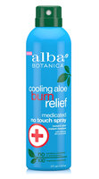 Alba Botanica Cooling Aloe Burn Relief Medicated No Touch Spray