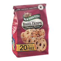 New York Style Original Bagel Crisps Cinnamon Raisin