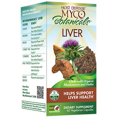 Host Defense MycoBotanicals Liver, 60 Count