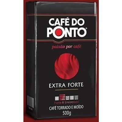 Sara Lee Café Caf Do Ponto Coffee, Extra Forte, 17.6-Ounce Packages (Pack of 4)