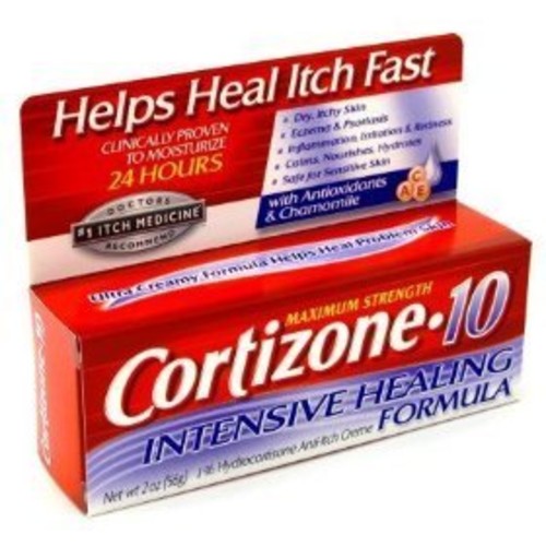 Cortizone-10 Cortizone 10 Hydrocortisone Anti-Itch Creme Intense Healing 2 oz.