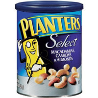 Planters Select Macademians, Cahews and Almonds