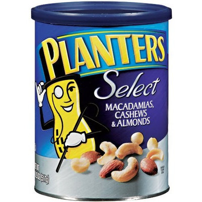 Planters Select Macademians, Cahews and Almonds