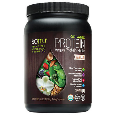 SoTru - Organic Fermented Vegan Protein Shake Vanilla - 18.5 oz.